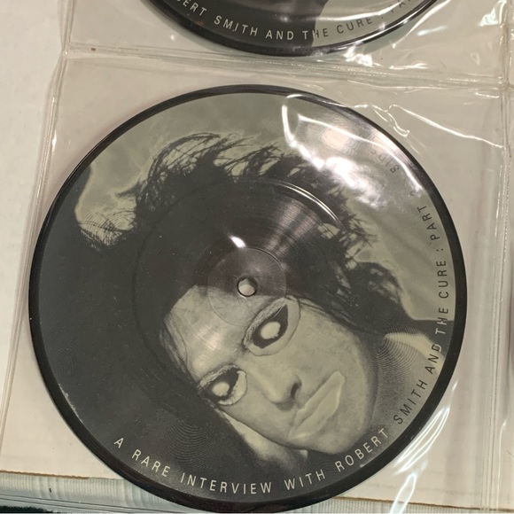 The Cure Interview Picture Disc Collection Vinyl Records 7" Baktabak Ltd Ed 4Pcs - Picture 5 of 10
